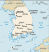 South Korea Political Map