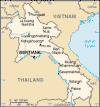 Laos Political Map