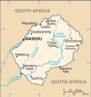 Lesotho Political Map