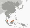 Malaysia Global Position Map