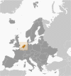 Netherlands Global Position Map
