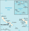 Netherlands Antilles Political Map