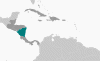 Nicaragua Global Position Map