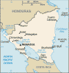 Nicaragua Political Map