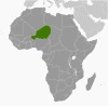 Niger Global Position Map