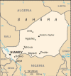 Niger Political Map