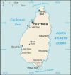 Saint Lucia Political Map