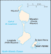 St. Pierre and Miquelon Political Map St. Pierre and Miquelon Political Map