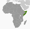 Somalia Global Location Map