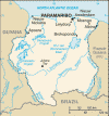 Suriname Political Map