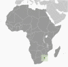 Swaziland Global Position Map