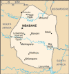 Swaziland Political Map