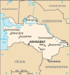 Turkmenistan Political Map