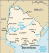 Uruguay Political Map