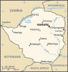Zimbabwe Political Map