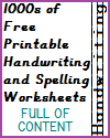 Print & Cursive Handwriting Worksheets Print & Cursive Handwriting Worksheets