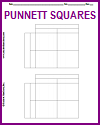 Monohybrid Cross Punnett Squares Worksheet Monohybrid Cross Punnett Squares Worksheet
