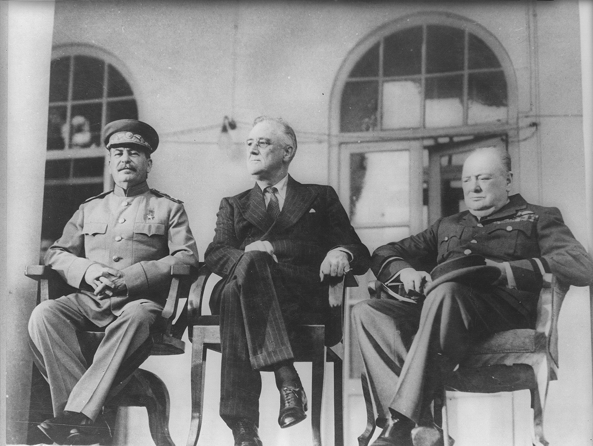 The Big Three at Tehran Conference, 1943 (World War II)