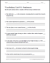 8.1 Sentences Worksheet 8.1 Sentences Worksheet