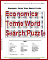 Economics Terms Word Search Puzzle Economics Terms Word Search Puzzle