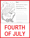 USA Shield Coloring Page with Writing Practice