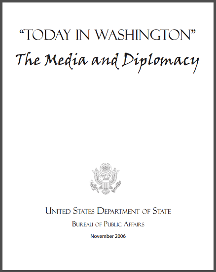 "Today in Washington: The Media and Diplomacy" Module Packet (PDF File)