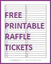 Free Printable Raffle Tickets Free Printable Raffle Tickets