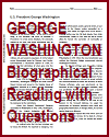 George Washington Biographical Reading with Questions George Washington Biographical Reading with Questions