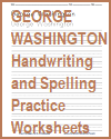 George Washington Handwriting Practice Worksheets George Washington Handwriting Practice Worksheets