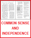 Common Sense and Independence Reading with Questions Common Sense and Independence Reading with Questions