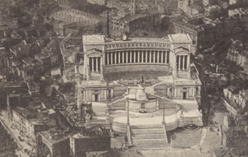 Monument to Victor Emmanuel II in Rome, Italy