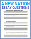 A New Nation Writing Exercises A New Nation Writing Exercises