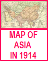 Map of Asia in 1914 Map of Asia in 1914