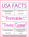 USA Facts Printable Game PDFs USA Facts Printable Game PDFs