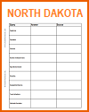 North Dakota Research Worksheet North Dakota Research Worksheet