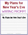 My Plans for New Year's Eve K-3 Lined Writing Prompt My Plans for New Year's Eve K-3 Lined Writing Prompt