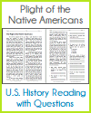 Plight of the Native Americans Reading with Questions Plight of the Native Americans Reading with Questions