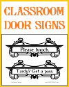 Classroom Door Signs for Visitors and Tardy Kids Classroom Door Signs for Visitors and Tardy Kids