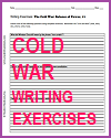Cold War Writing Exercises Handouts Cold War Writing Exercises Handouts