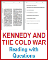 Kennedy and the Cold War Reading with Questions Kennedy and the Cold War Reading with Questions