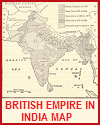 Map of the British Raj in India, 1785-1900 Map of the British Raj in India, 1785-1900