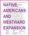 Native Americans and Westward Expansion Word Search Puzzle Native Americans and Westward Expansion Word Search Puzzle