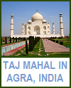 Emperor Shah Jahan built the Taj Mahal between 1632 and 1653 in honor of his favorite wife's memory. India's Taj Mahal is located 125 miles from New Delhi in Agra. It took nearly twenty-two years, twenty-two thousand workers, and a thousand elephants to build this gorgeous white marble mausoleum. Taj Mahal in Agra, India