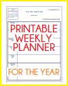 Weekly Academic Planner Weekly Academic Planner