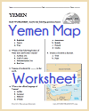 Yemen Map Worksheet Yemen Map Worksheet