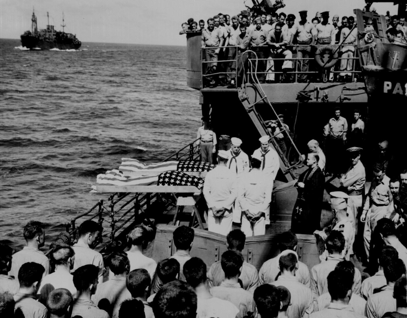 U.S. Military Burial at Sea, World War II