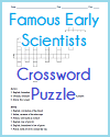 Early Scientists Crossword Puzzle Early Scientists Crossword Puzzle