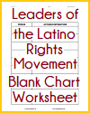 Leaders of the Latino Rights Movement Blank Chart Worksheet Leaders of the Latino Rights Movement Blank Chart Worksheet