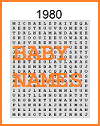 1980 Most Popular Baby Names Word Search Puzzle 1980 Most Popular Baby Names Word Search Puzzle