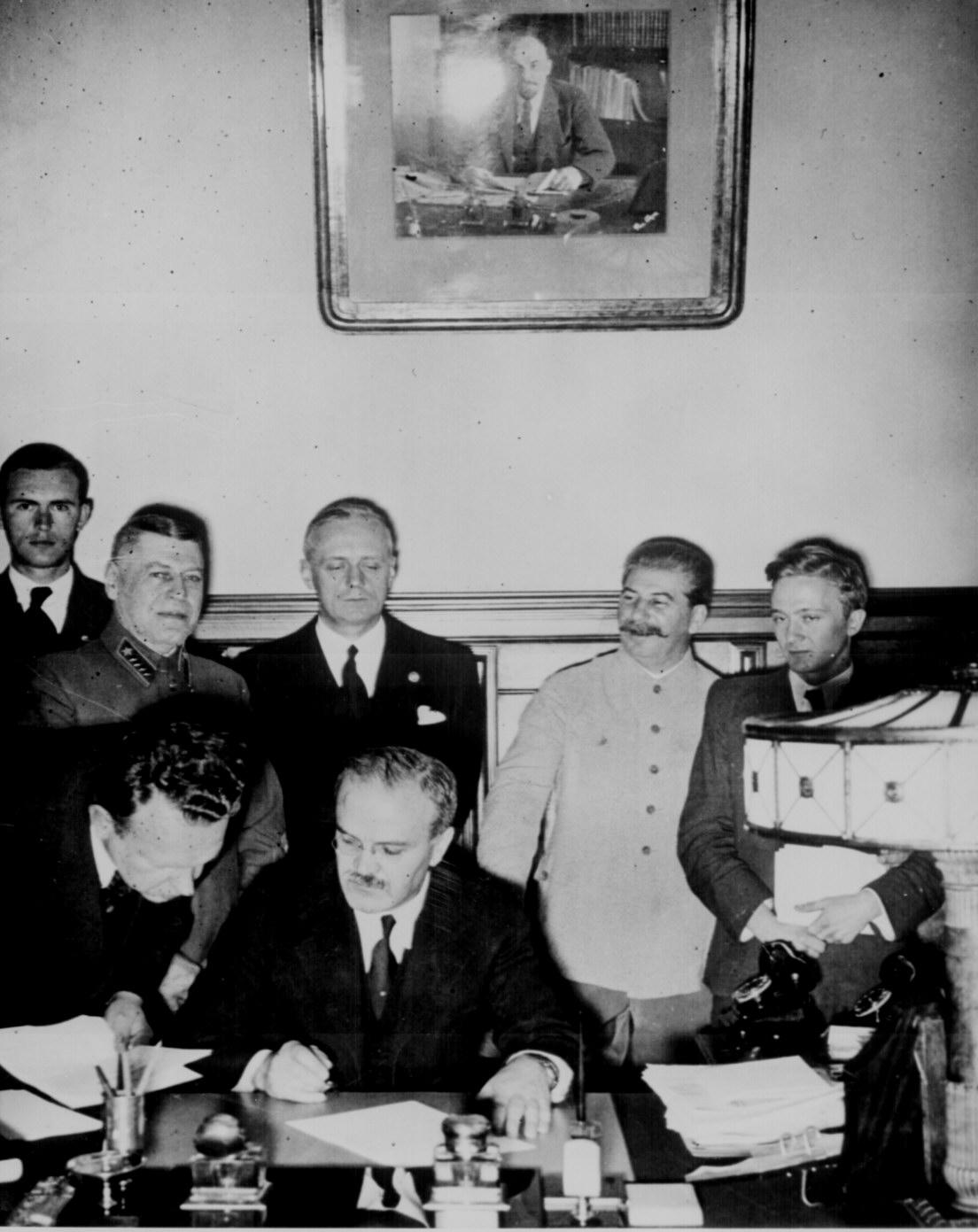 Signing of the German-Soviet Nonaggression Pact